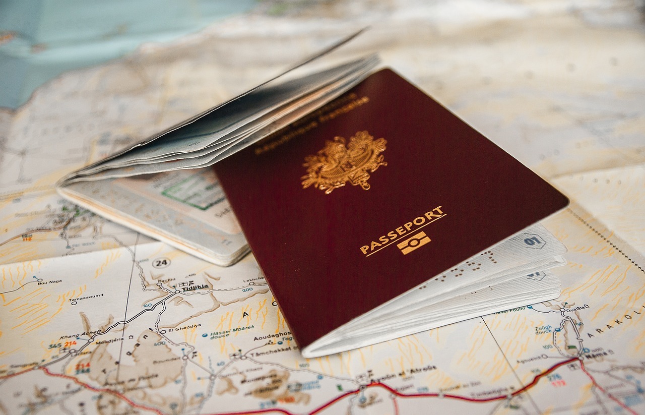 A passport on a map
AI-generated content may be incorrect.